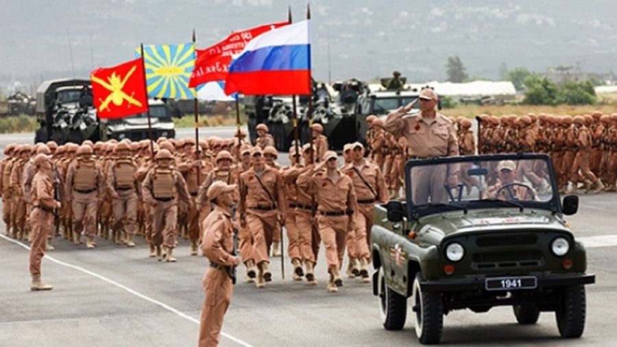 RusVesna: «Панцири», «Искандеры» и «Солнцепеки» показались на подготовке парада Победы в Сирии