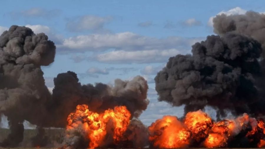 МО опубликовало видео, как «Змей Горыныч» ВС РФ уничтожил опорный пункт ВСУ