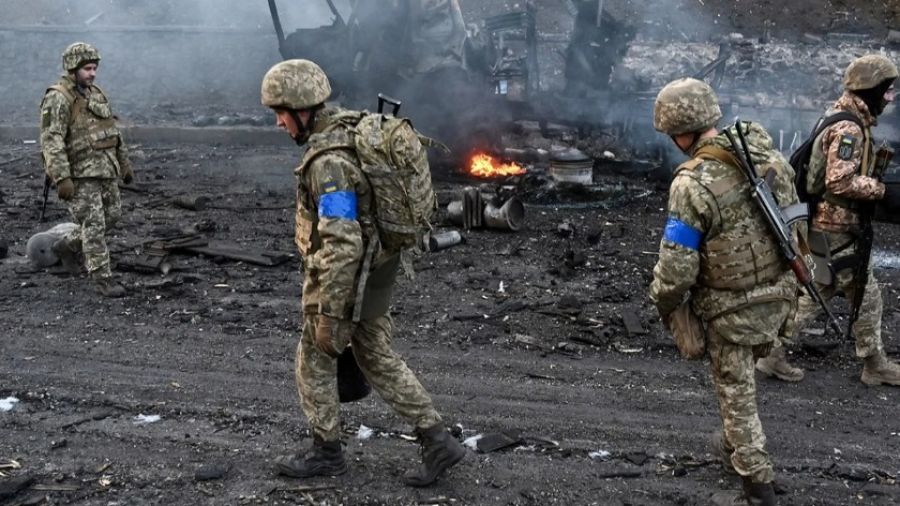 TopWar публикует кадры зачистки бронегруппой ВС России позиции ВСУ западнее Кременной