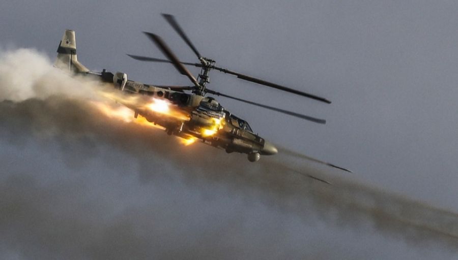 «Ночные охотники» Ми-28 ВКС из РФ нанесли удар по целям ВСУ в Никополе