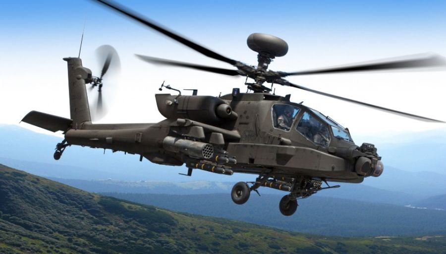 Боевые вертолеты США AH-64 Apache нанесли мощный удар по иранским войскам