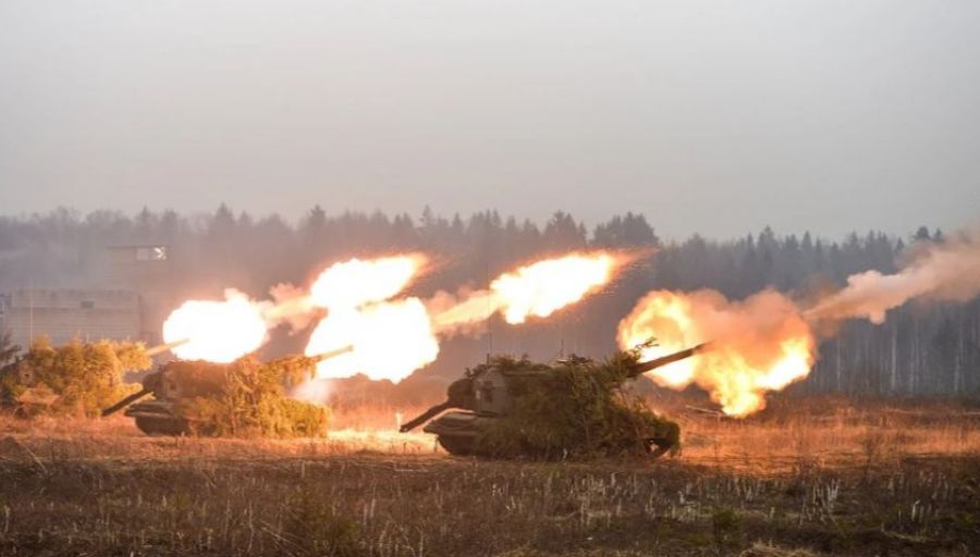 РВ: Артиллерия «Отважных» ведет плотный огонь по боевикам ВС Украины у Северска