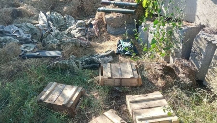 Жители Херсонской области наткнулись на схрон ВСУ, спрятанный в земле