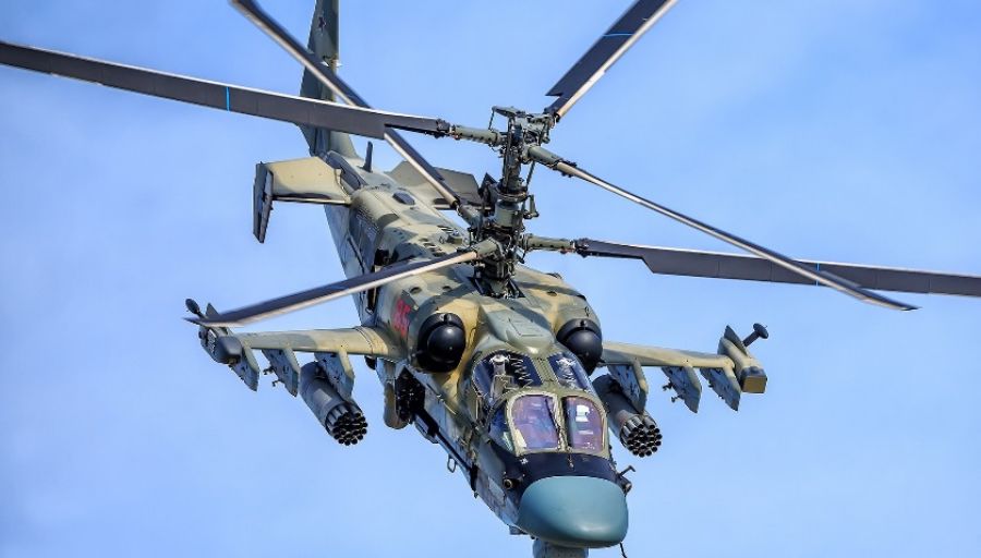 Военнослужащие США в панике от ударного вертолета ВС РФ