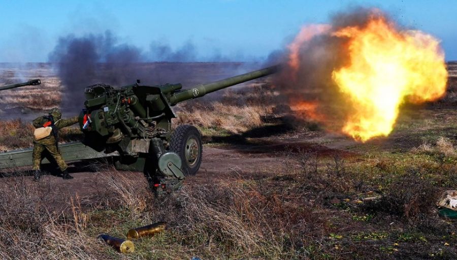 RV: Мощнейшие пушки 2А36 «Гиацинт-Б» ВС РФ сокрушают войска ВСУ на Лиманском направлении