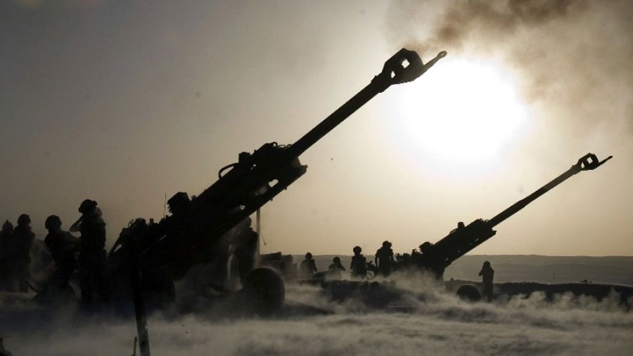 РВ: БПЛА "Ланцет" поражает НАТОвскую 155-мм гаубицу FH-70