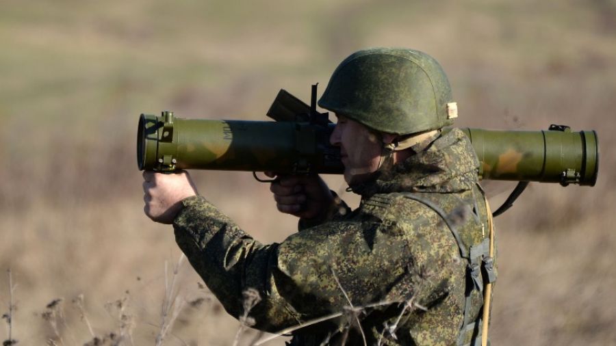 Ольшанский: ВСУ намотали на траки и выжгли российскими огнеметами РПО-А "Шмель"