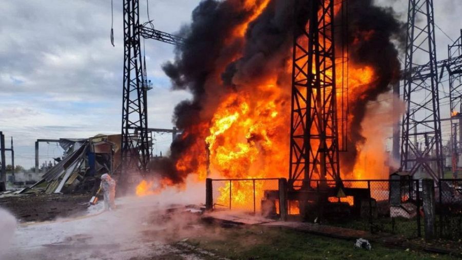 РВ: Нанесен удар по объекту ДТЭК, предприятие полностью отключено от энергосистемы Украины