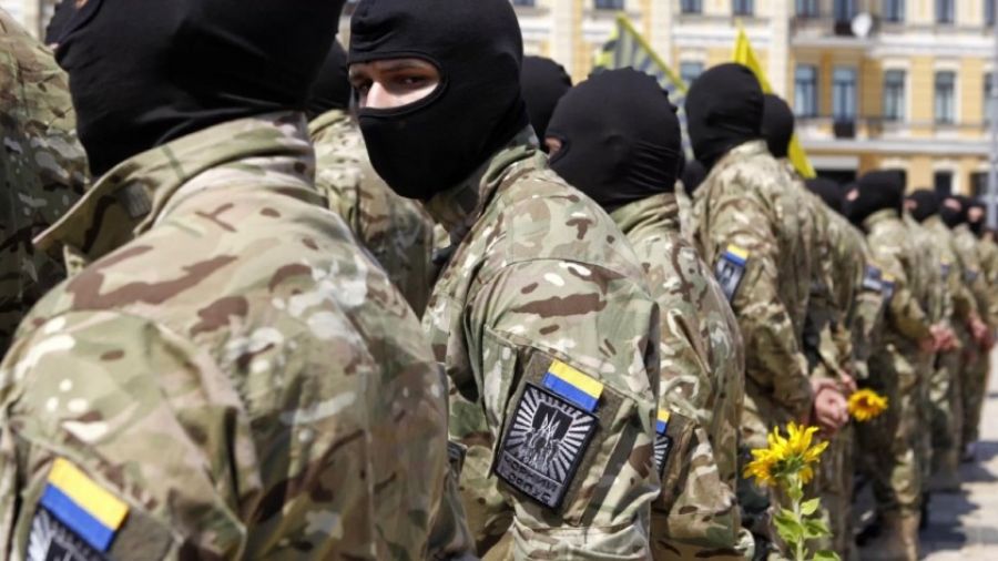 РВ: Неонацисты нацбатальона «Азов»* сожгли дракар, отправив «павших в Вальгаллу»