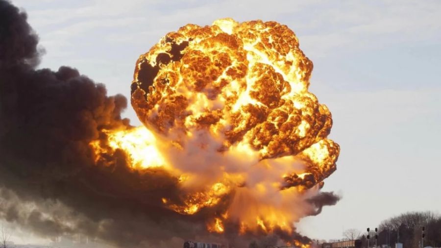 На газопроводе в Вурнарском районе Чувашии произошел мощный взрыв