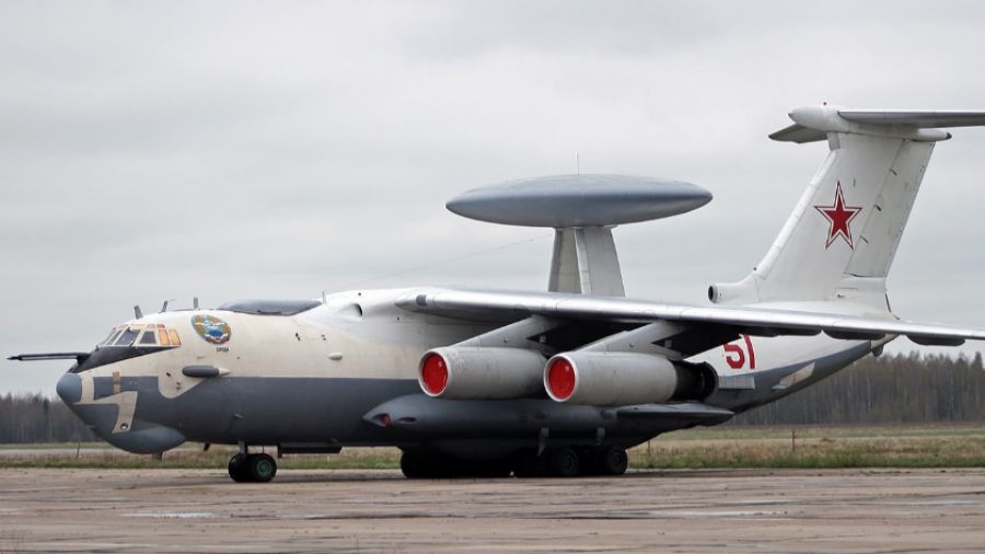 В Белоруссию прибыл самолёт дальнего обнаружения А-50У "Сергей Атаянц" ВКС России