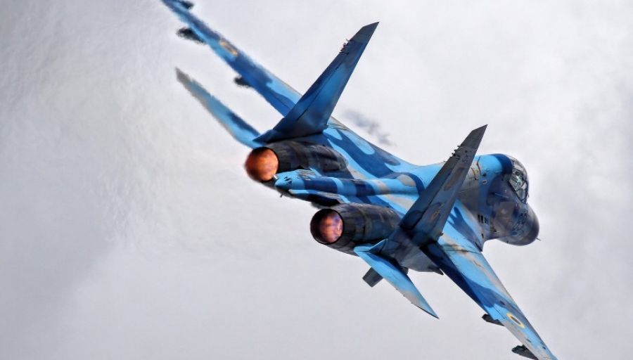 The Drive: Истребители Су-27 ВС РФ решают задачи ПВО в зоне спецоперации на Украине
