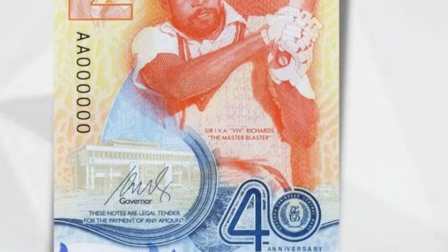 ECCB выпустил памятную банкноту с портретом сэра Вивиана Ричардса