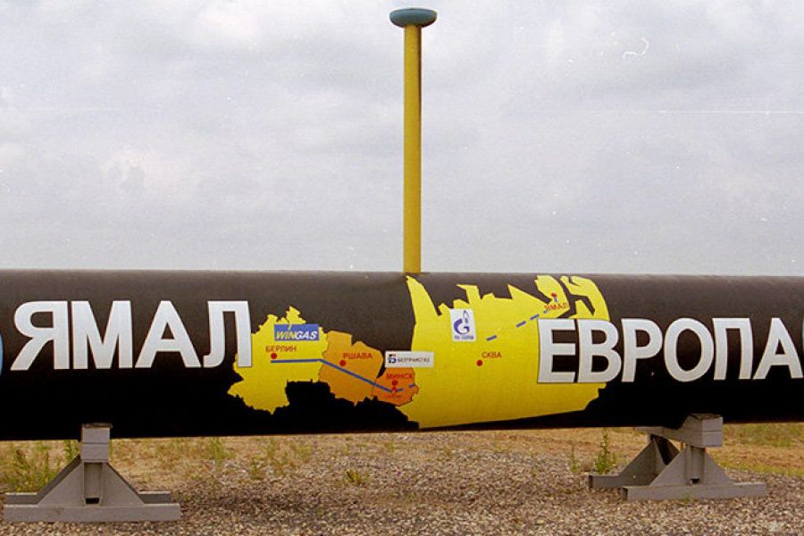 «Газпром» сократил заказ мощностей для транзита газа по газопроводу Ямал — Европа на 14%