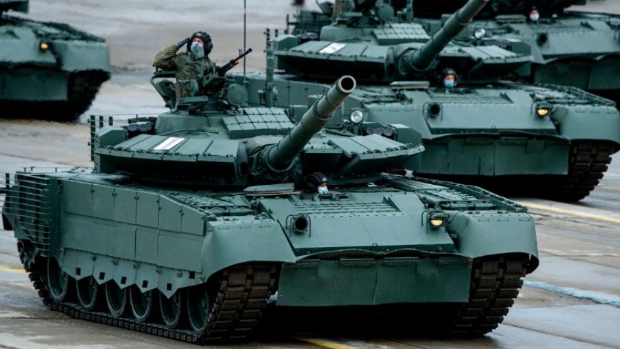 RusVesna: Бойцы группировки «Отважные» тестируют новейший Т-80БВМ в боях у Кременной