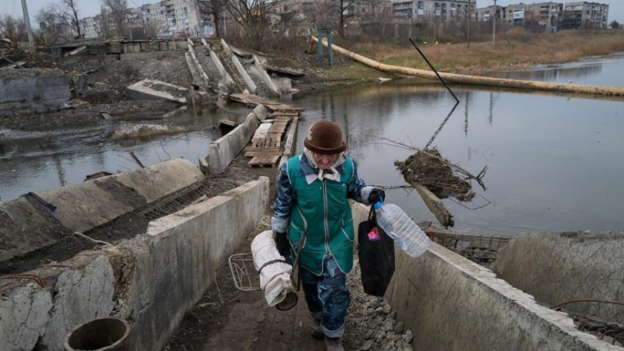 Pais: часть Артемовска после взрыва Украиной дамбы стала огромной лужей