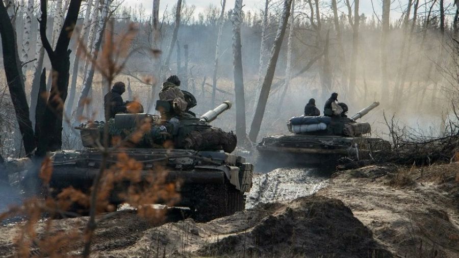 "РВ" показала кадры боя штурмовых групп ВС РФ при поддержке БМП-1 и СПГ-9 под Донецком