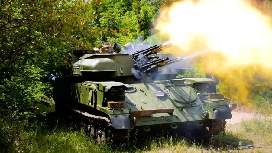 Российский спецназ уничтожил зенитную установку «Шилка» ВС Украины в ДНР