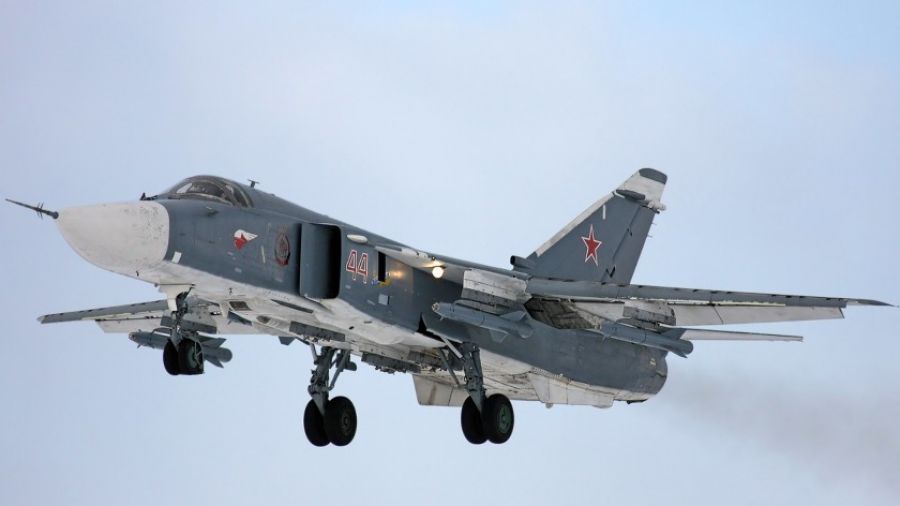 Опубликованы видеокадры боевого вылета Евгения Пригожина на Су-24 ЧВК "Вагнер" на фронте