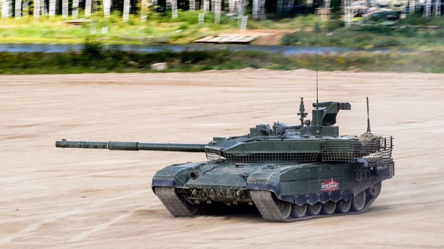 Появилось видео работы танка Т-90М «Прорыв» ВС РФ по ВСУ