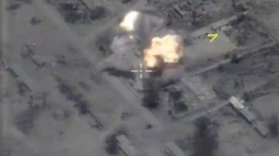 RusVesna опубликовала видеокадры, как бойцы ВС РФ сбили дрон-гигант украинских террористов