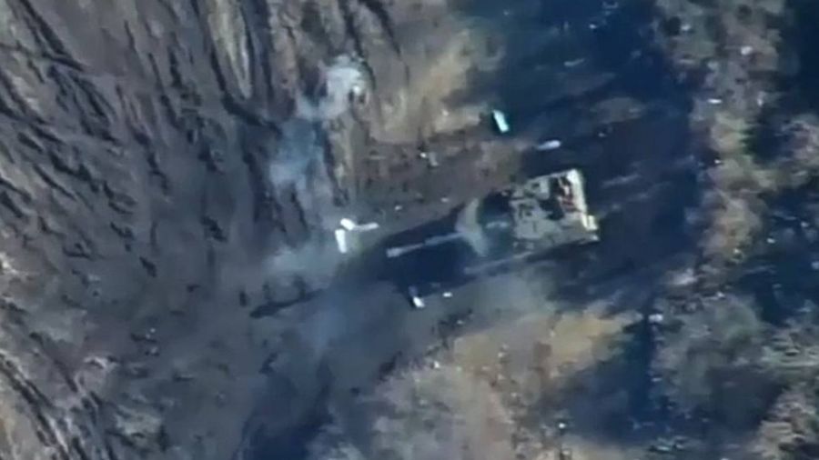 РВ: Под Кременной с воздуха точными ударами Ланцетов ВС РФ уничтожены гаубицы M777 ВС США