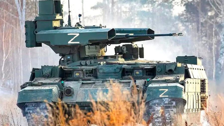 В Сети появились кадры боя БМПТ «Терминатор» и танка «О» ВС России против ВСУ у Кременной