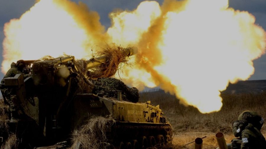 РВ: САУ "Гиацинт" ВС РФ активно уничтожают позиции ВСУ в ходе наступления на Запорожье
