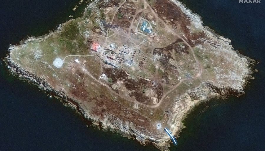 Пентагон: ВС РФ ушли с острова Змеиный, испугавшись ракет «Гарпун»