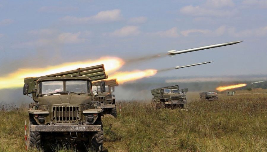 Артиллерия ВС РФ уничтожает вражеские позиции ВСУ на Запорожском направлении