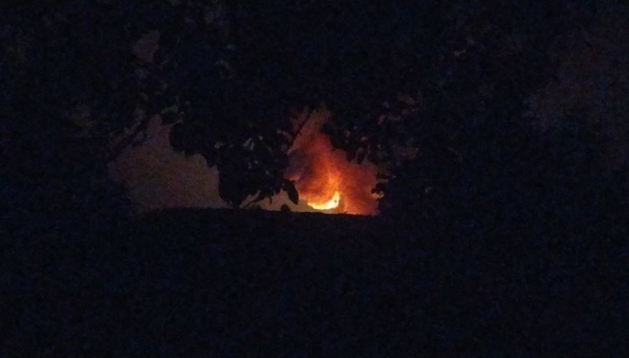 Момент взрыва на складах боеприпасов в Снежном в ДНР случайно сняли на видео