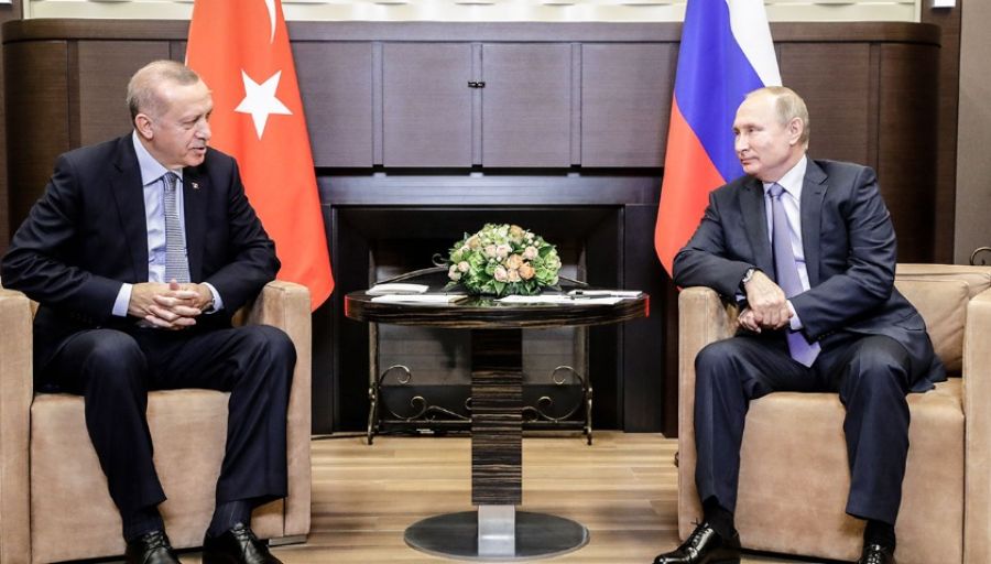 Президент Турции Эрдоган позвонил Владимиру Путину насчёт ситуаций в Сирии и на Украине