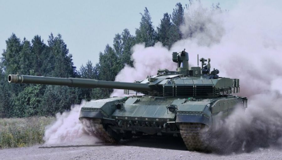 Российские танки и БТР уничтожили цели ВС Украины «фланговой стрельбой»