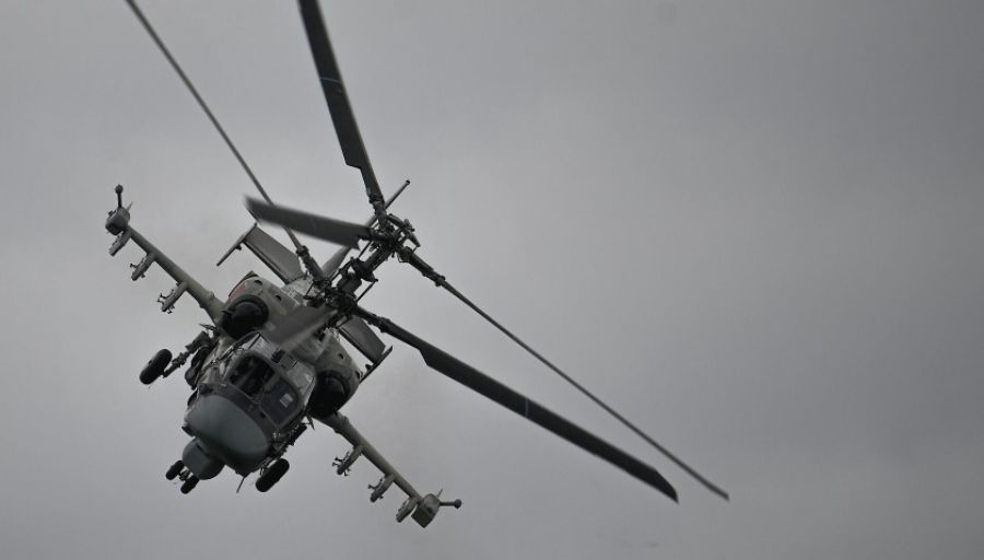 Avia.pro: в Интернете появились кадры пролета боевого вертолета Ка-52 на сверхмалой высоте