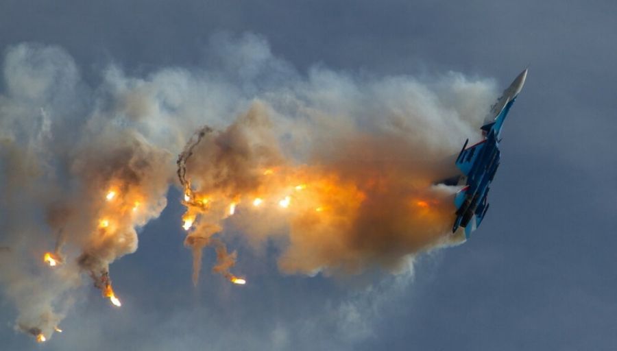Avia.pro: уничтожение Су-24М ВВС Украины в Харьковской области попало на видео
