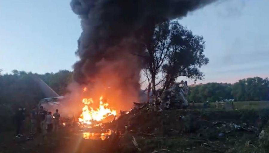 Минобороны РФ: самолет Ил-76 потерпел крушение в Рязани
