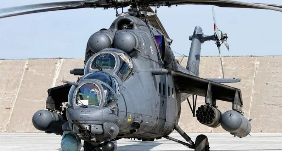 Avia.pro: В Запорожской области из ПЗРК сбили боевой вертолет Ми-35
