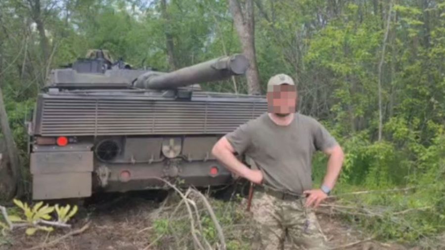 «РВ» опубликовала первые кадры танков Leopard ВСУ якобы вблизи линии соприкосновения