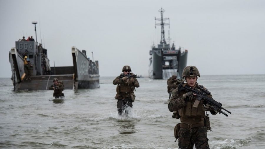 EADaily: британские морпехи обеспечили высадку десанта НАТО на берег Балтийского моря