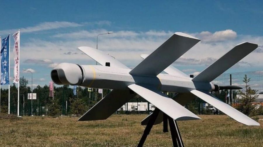 Опубликованы кадры, как расчёт БПЛА "Ланцет" уничтожил украинский танк на Донбассе