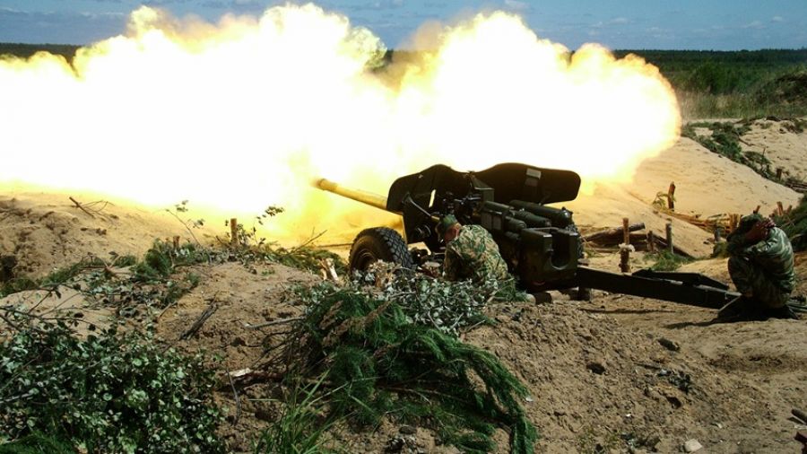 "РВ": ВС РФ снайперским ударом МТ-12 «Рапира» уничтожают боевиков ВСУ у Авдеевки