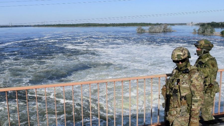 РИА Новости: ВДВ РФ отразили атаку диверсантов Украины на Каховском водохранилище