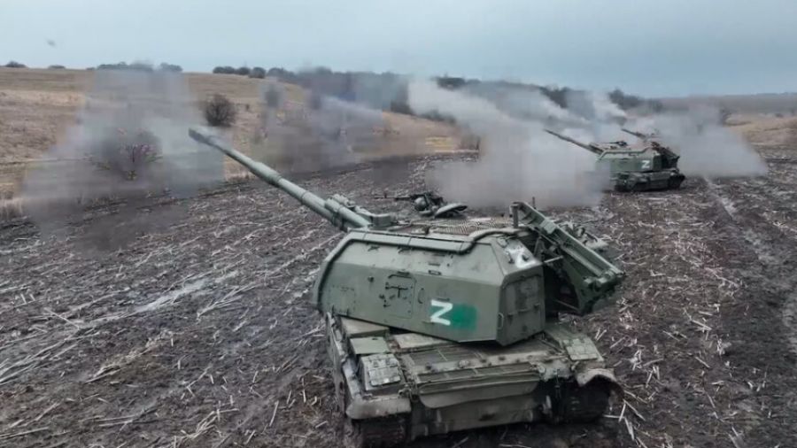 Бигма: Самоходные гаубицы «Мста-С» с челябинскими двигателями разгромили объекты ВСУ