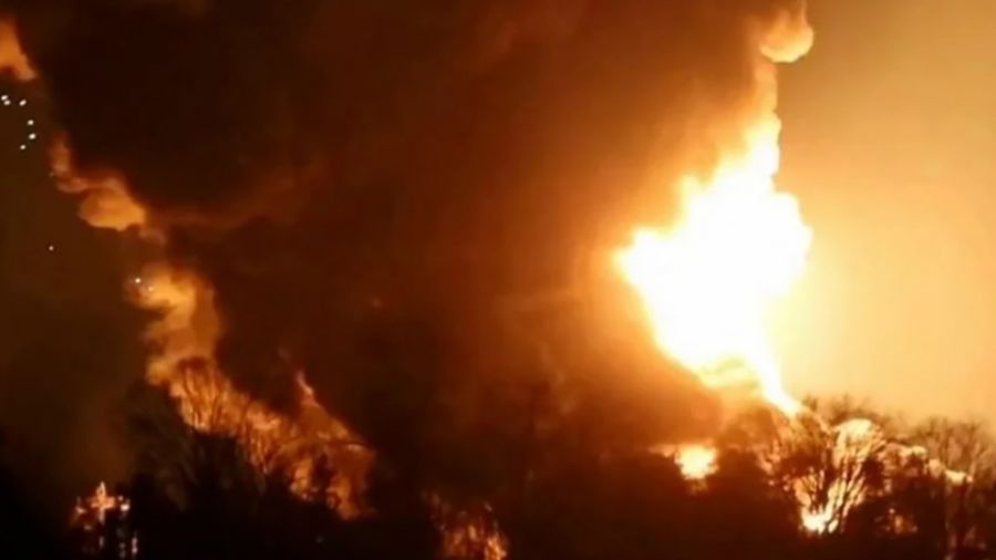 В ночь на 28 марта ударные БПЛА ВС РФ поразили объекты ВСУ в Киеве и Днепре