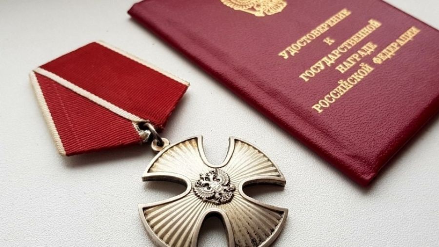 Участника СВО из Пичаевского района Алексея Сингаева наградили Орденом Мужества