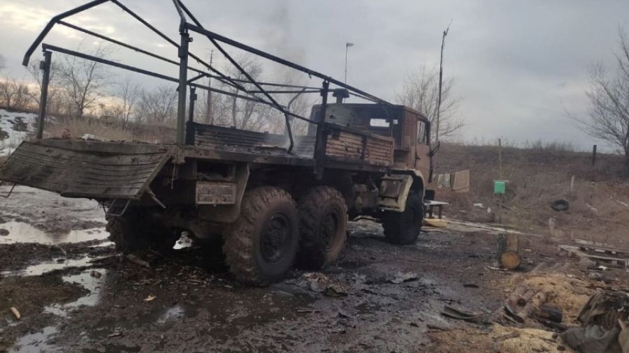 «ВД»: Грузовик ВСУ подорвался на украинской мине в зоне спецоперации