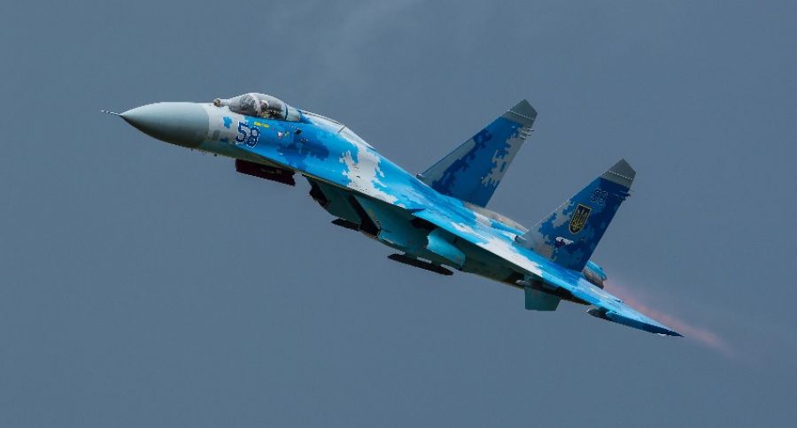 Российская ПВО сбила украинский истребитель в ЛНР