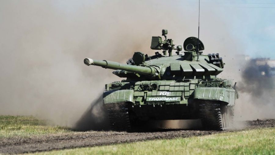 Танк Т-72Б3 ЗВО ВС России победил в двух дуэлях с бронетехникой ВС Украины