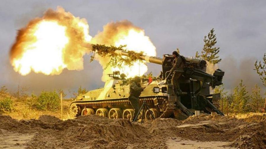 РВ: Артиллерия 123 бригады ВС РФ уничтожает оборону ВСУ на Северском направлении