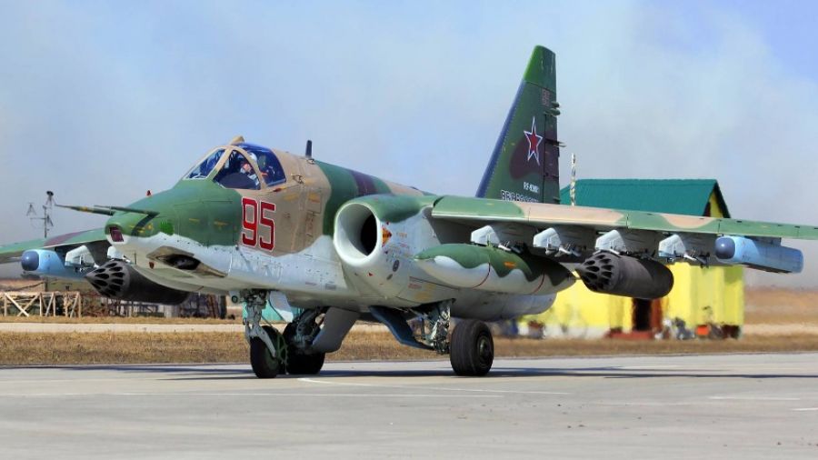 РВ: На боевом задании штурмовик Су-25 РФ был поражен зенитной ракетой на Запорожском фронте